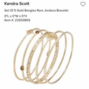 Kendra Scott RARE Jordana Bracelet Set